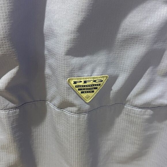 Columbia PFG Omni-Shade Tamiami Men's Purple Short Sleeve Shirt size Large - Picture 7 of 11